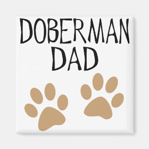 Großer Tatzen-Dobermann-Vater Magnet