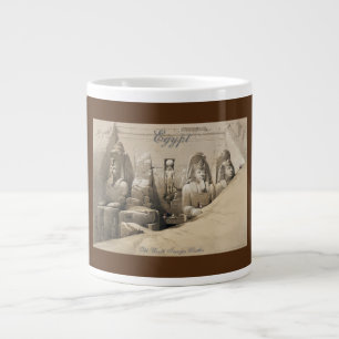 Großer Tempel der Jumbo-Kaffee-Tasse von Abu Simb Jumbo-Tasse