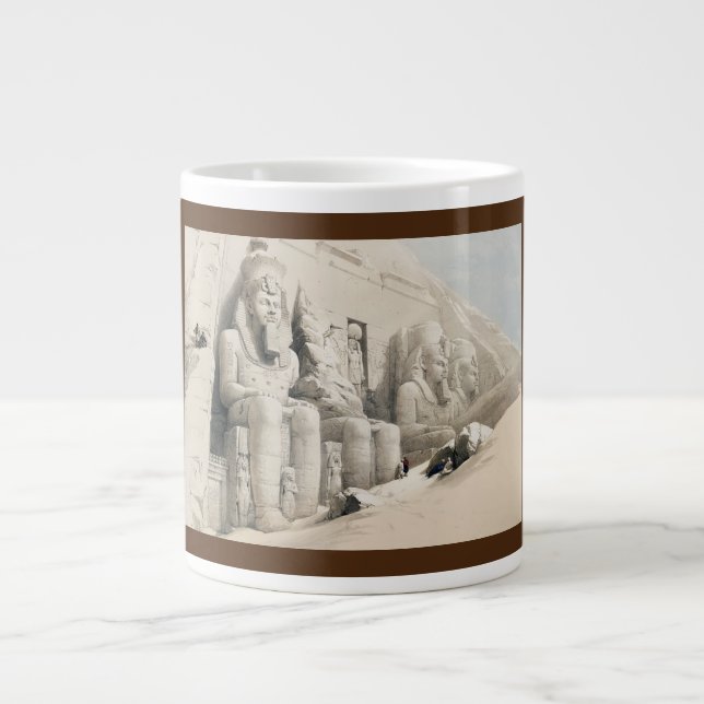 Großer Tempel von Abu Simbel I Specialty Jumbo Tas Jumbo-Tasse (Vorderseite)