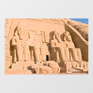 Großer Tempel von Abu Simbel - Ramses II - Ägypten Fensteraufkleber