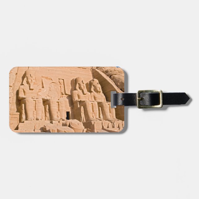 Großer Tempel von Abu Simbel - Ramses II - Ägypten Gepäckanhänger (Vorderseite horizontal)