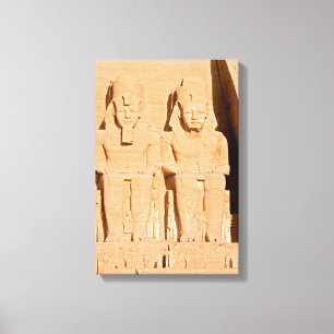 Großer Tempel von Abu Simbel - Ramses II - Ägypten Leinwanddruck