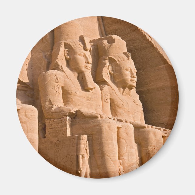 Großer Tempel von Abu Simbel - Ramses II - Ägypten Magnet (Vorne)