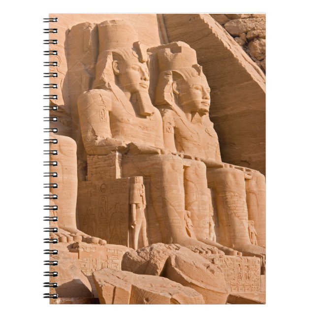 Großer Tempel von Abu Simbel - Ramses II - Ägypten Notizblock (Vorderseite)