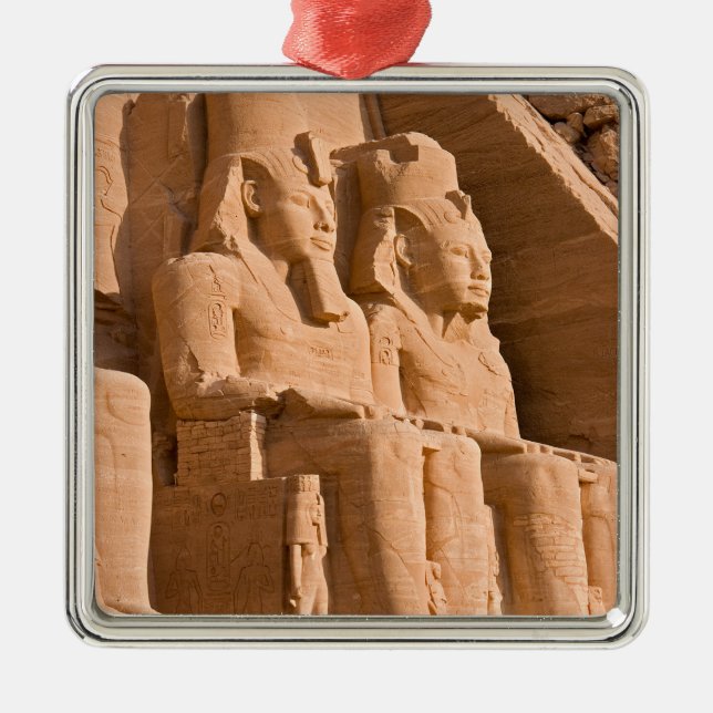 Großer Tempel von Abu Simbel - Ramses II - Ägypten Ornament Aus Metall (Vorne)