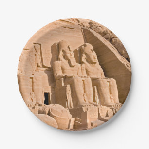 Großer Tempel von Abu Simbel - Ramses II - Ägypten Pappteller