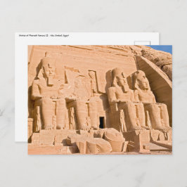 Großer Tempel von Abu Simbel - Ramses II - Ägypten Postkarte