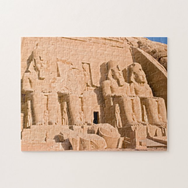 Großer Tempel von Abu Simbel - Ramses II - Ägypten Puzzle (Horizontal)