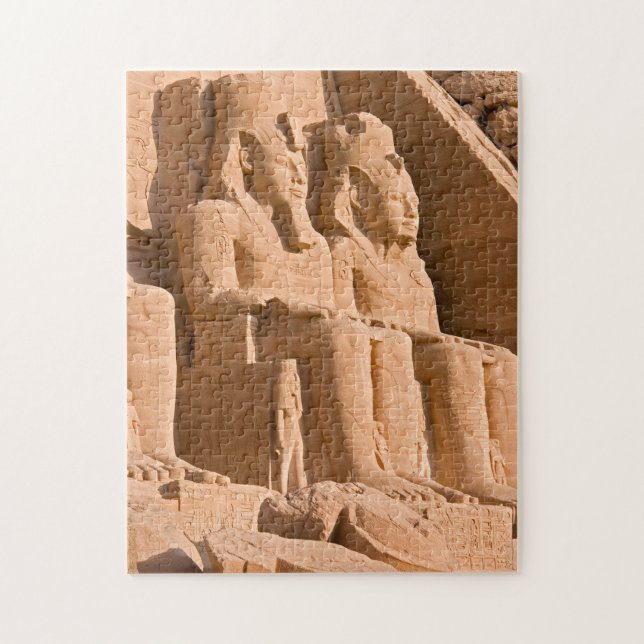 Großer Tempel von Abu Simbel - Ramses II - Ägypten Puzzle (Vertikal)