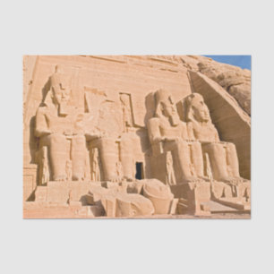 Großer Tempel von Abu Simbel - Ramses II - Ägypten Seidenpapier