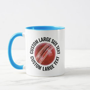 Großer Text HELLBLAU Combo 11oz Kundenspezifisches Tasse