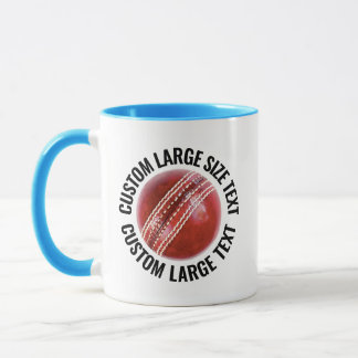 Großer Text HELLBLAU Combo 11oz Kundenspezifisches Tasse