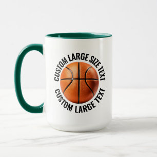 Großer Text HUN. GREEN Combo 15oz Individueller Ba Tasse