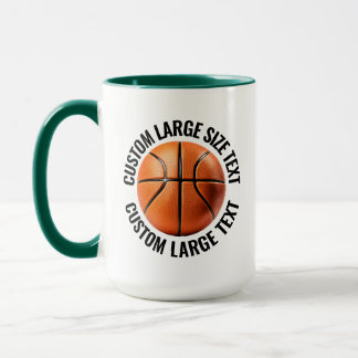 Großer Text HUN. GREEN Combo 15oz Individueller Ba Tasse