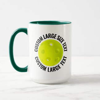 Großer Text HUN. GREEN Combo 15oz Individuelles Pi Tasse