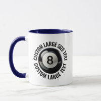 Großer Text NAVY BLAU Kombination 310g Custom 8 Ba