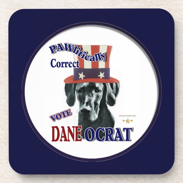 Großer toter politischer Humor Untersetzer (Vorderseite)