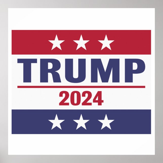 Großer Trump 2024 Poster (Vorne)