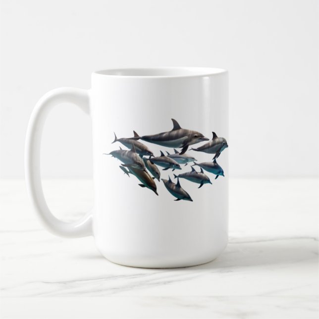 Großer Tümmler Kaffeetasse (Links)