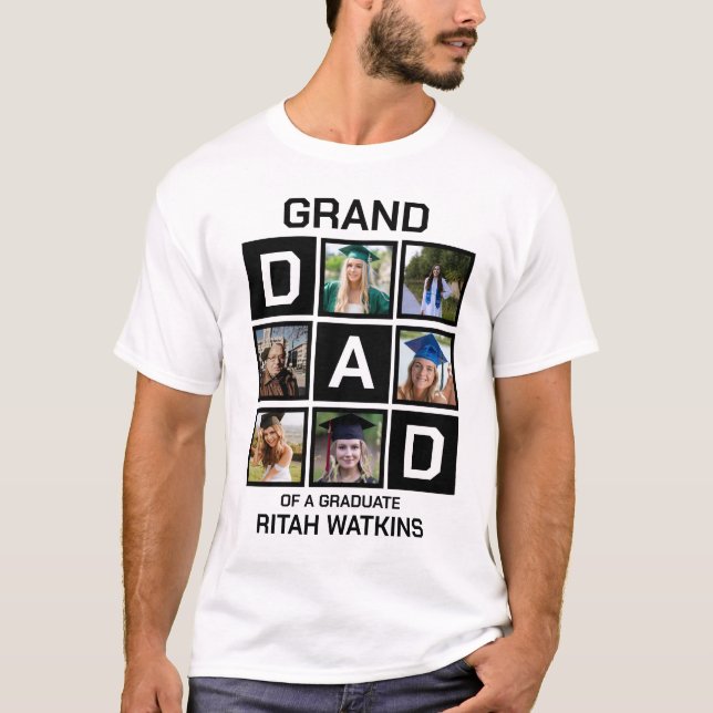 Großer Vater eines T - Shirt mit Abschluss (Vorderseite)