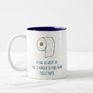 Großer Vater Funny Gift Vathers Day von Son Daught Zweifarbige Tasse