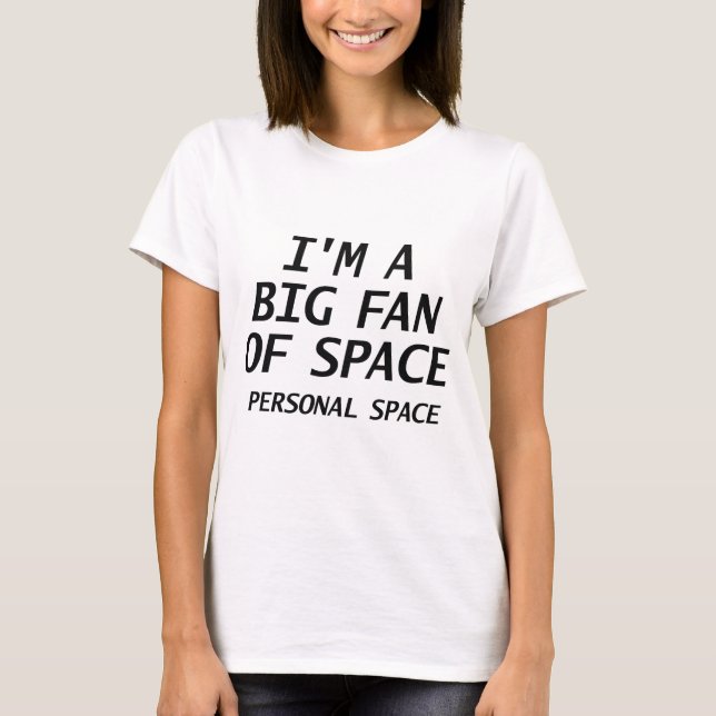 Großer Ventilator des Privatraums T-Shirt (Vorderseite)