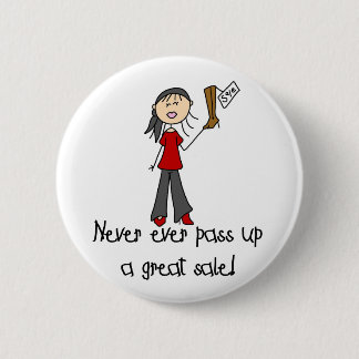 Großer Verkaufs-Knopf Button