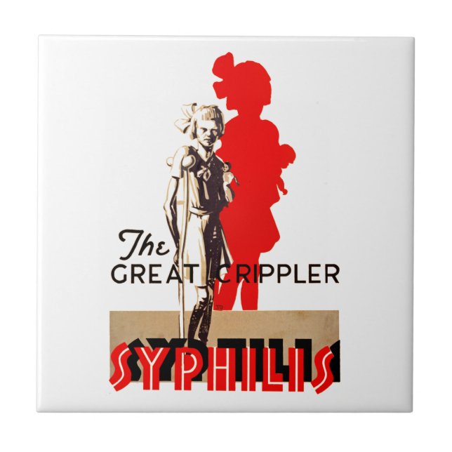 Großer Verkrüppeler ~ Syphilis Fliese (Vorderseite)