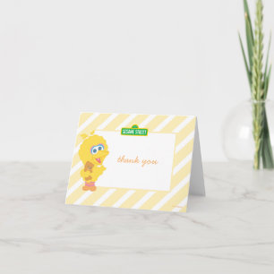 Großer Vogel Baby Geburtstag Dankeskarte