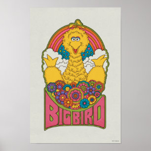 Großer Vogel Psychedelisch Poster