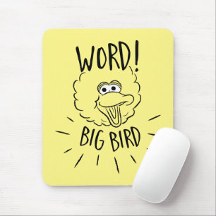 Großer-Vogel-Skate-Logo - Wort! Großer Vogel Mousepad
