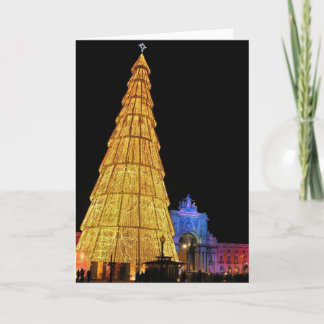 Großer Weihnachtsbaum von Europa Feiertagskarte