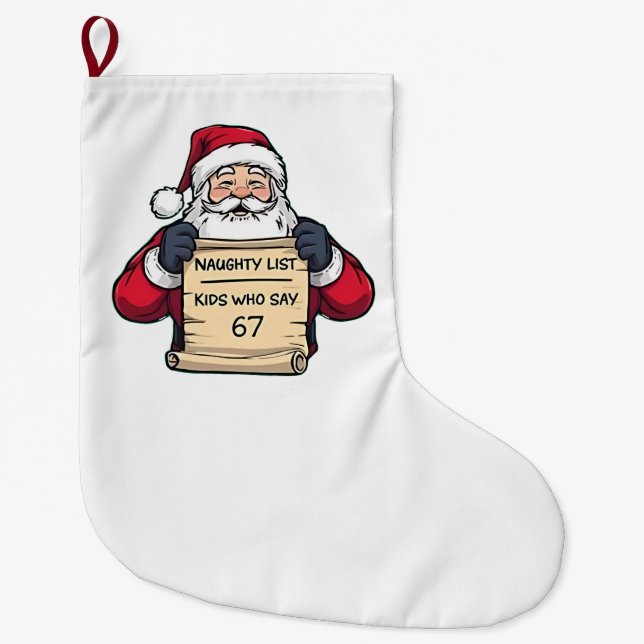   GROßER WEIHNACHTSSTRUMPF (Vorderseite)