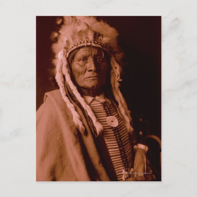 Großer Weißer Mann - Cheyenne Postkarte (Vorderseite)