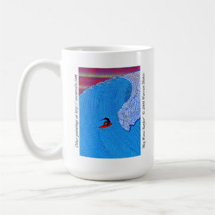 Großer Wellen-Surfer ©2008 Waren Tasse