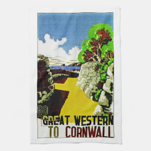 Großer Western nach Cornwall Handtuch