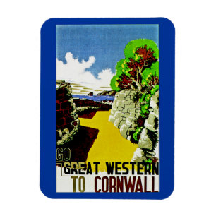 Großer Western nach Cornwall Magnet