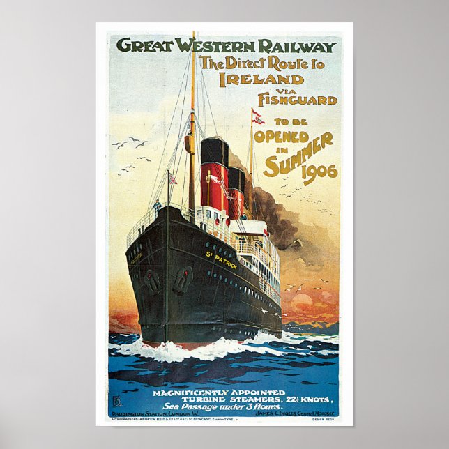 Großer Western - nach Irland Poster (Vorne)