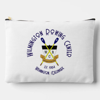 Großer Zip Pouch Weiß Zubehörtasche