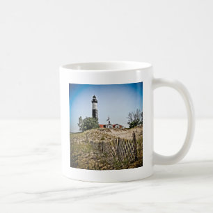 Großer Zobel-Punkt-Leuchtturm Kaffeetasse