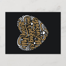 GRÖSSERE AUF DER INNEN / Valentinstag Postkarte