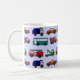 Größere Autos, Lastkraftwagen, Busse Kaffeetasse