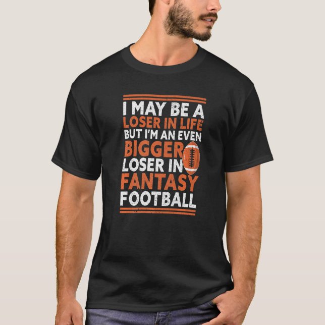 Größere Lockerung des Fantasiefußballspiels T-Shirt (Vorderseite)