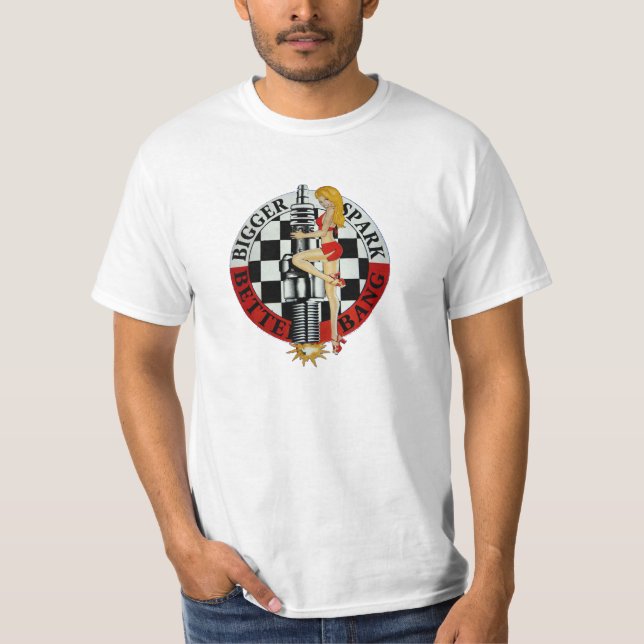 Größerer Funke. Besserer Knall. T-Shirt (Vorderseite)