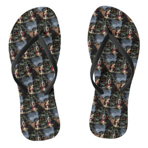 Größerer Schweizer Berg Schnee-Schlitten Weihnacht Flip Flops