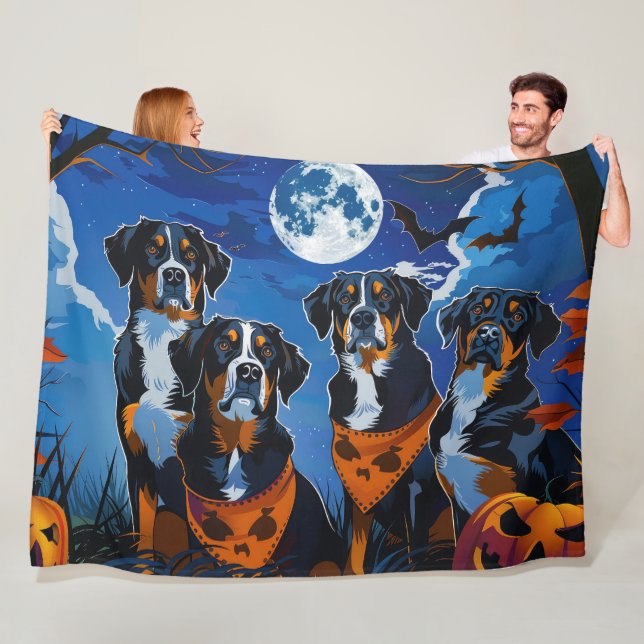 Größerer Schweizer Halloween Gruselig Fleecedecke (Beispiel)