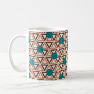 Größeres Dreieck Quilt Kaffeetasse