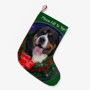 Größeres Schweizer Gebirgshundeweihnachten Kleiner Weihnachtsstrumpf