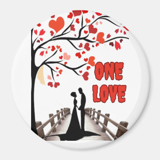 Grosses, 3-Zoll-Kreisblatt Magnet