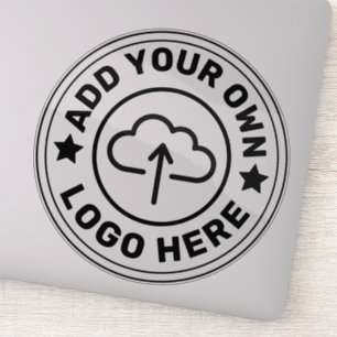 Grosses 8" x 8" Logo, kundenspezifisch geschnitten Aufkleber